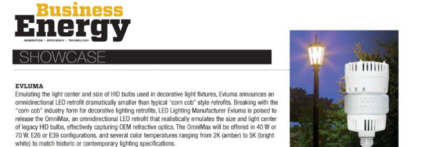 March/April Business Energy Showcase – Evluma OmniMax